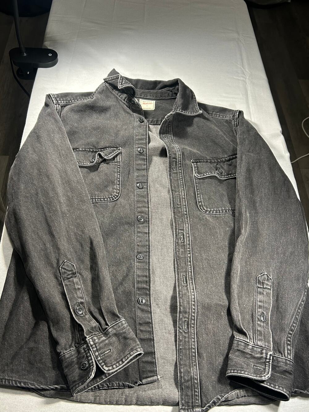 Old Navy Workwear Black Denim Overshirt – Size M
